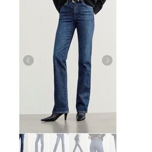 AYR The Legend Straight-Leg Jeans in Skyscraper wash